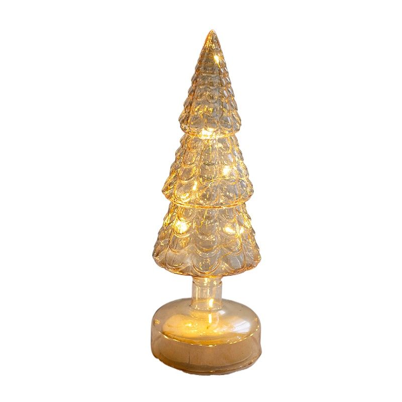 TIOZONEY - Luces de decoración navideña - árbol de Navidad 26CM