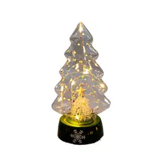 TIOZONEY - Luces de decoración navideña - árbol de Navidad 15CM