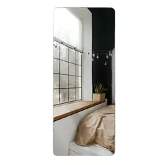 GENERICO - Espejo Rectangular 120X50CM Bordes Curvo Taller Sin Fronteras