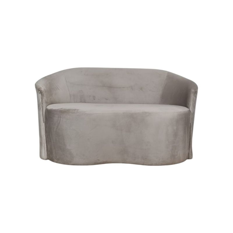 DISEÑOS VALESTRINI - SOFA MONACO CURVO FELPA BEIGE
