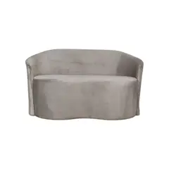 DISEÑOS VALESTRINI - SOFA MONACO CURVO FELPA BEIGE