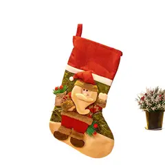 TIOZONEY - 3 medias de Navidad clásicas grandes de 18 pulgadas