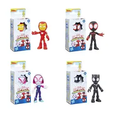 HASBRO - SET 4 FIGURAS SPIDEY Y SUS AMIGOS PACK 3