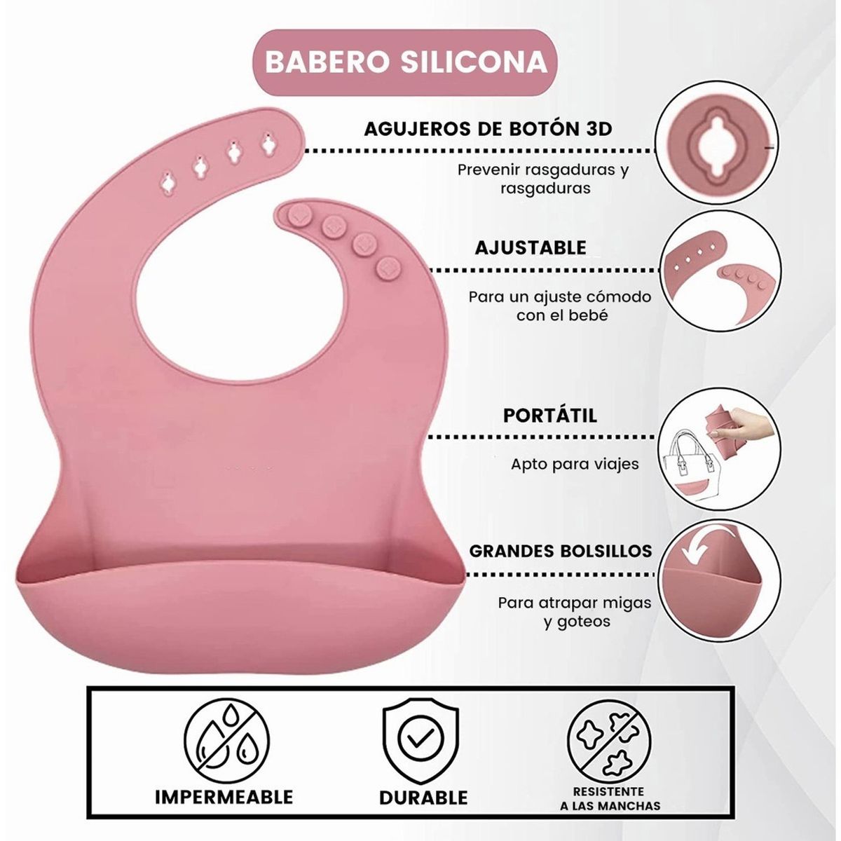 TIOZONEY - Juego De Platos Para Bebé Cubiertos Silicona Antideslizante