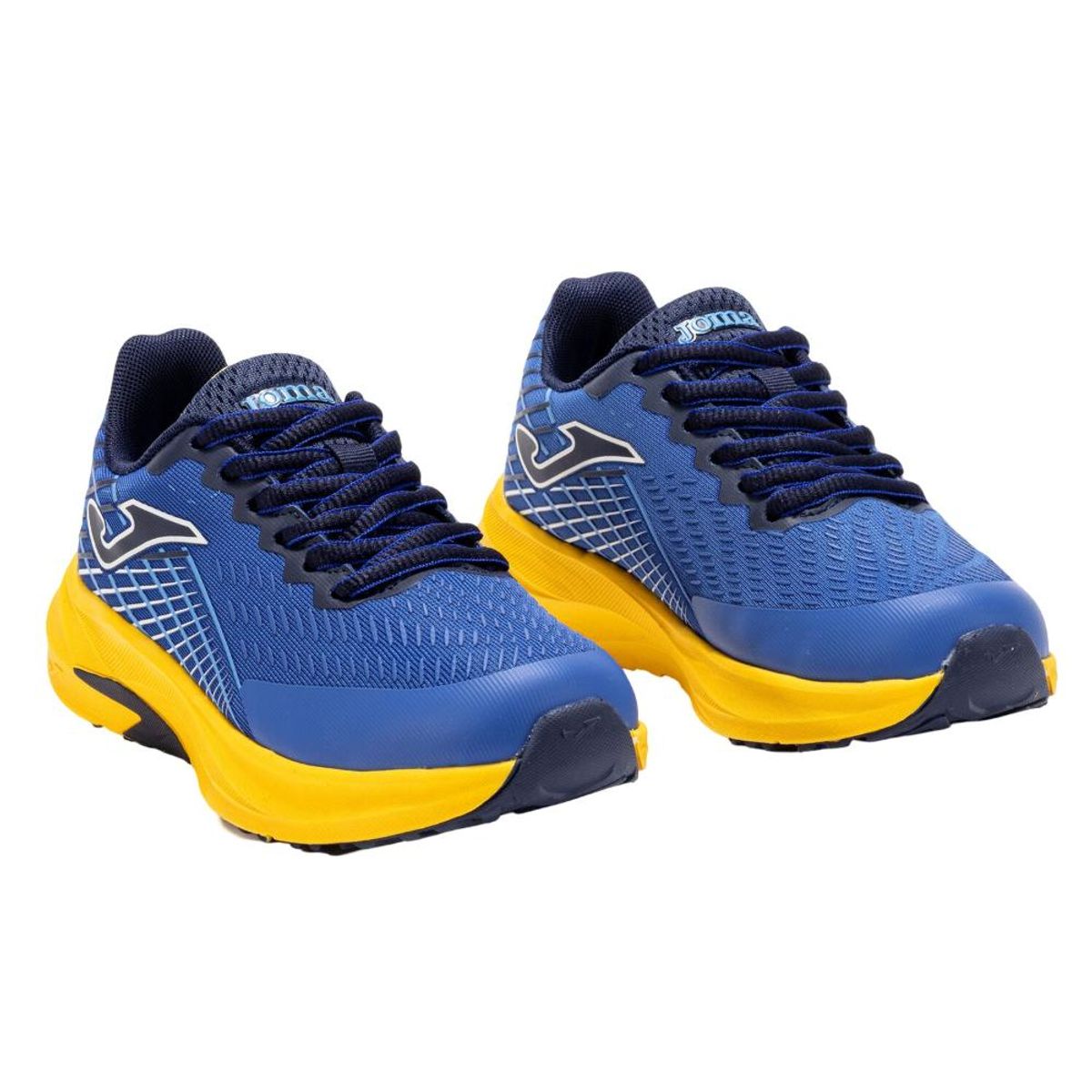 JOMA - Zapatilla Running Kids Super Cross Azul Amarillo Joma