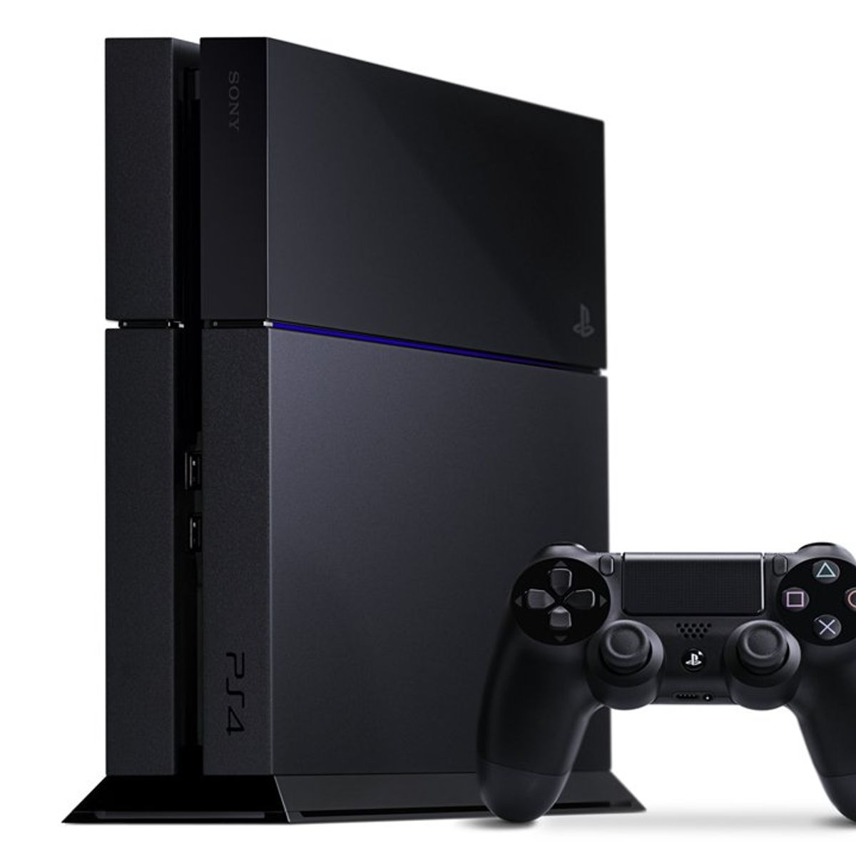 SONY - Consola Sony PlayStation 4 slim 500GB PS4 Negro Reacondicionado