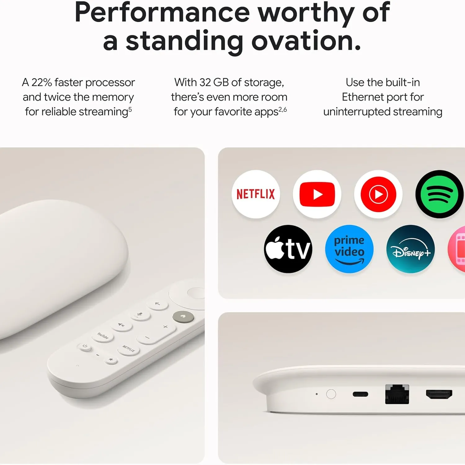 GOOGLE Google TV Streamer 4K - Entretenimiento rápido en tu