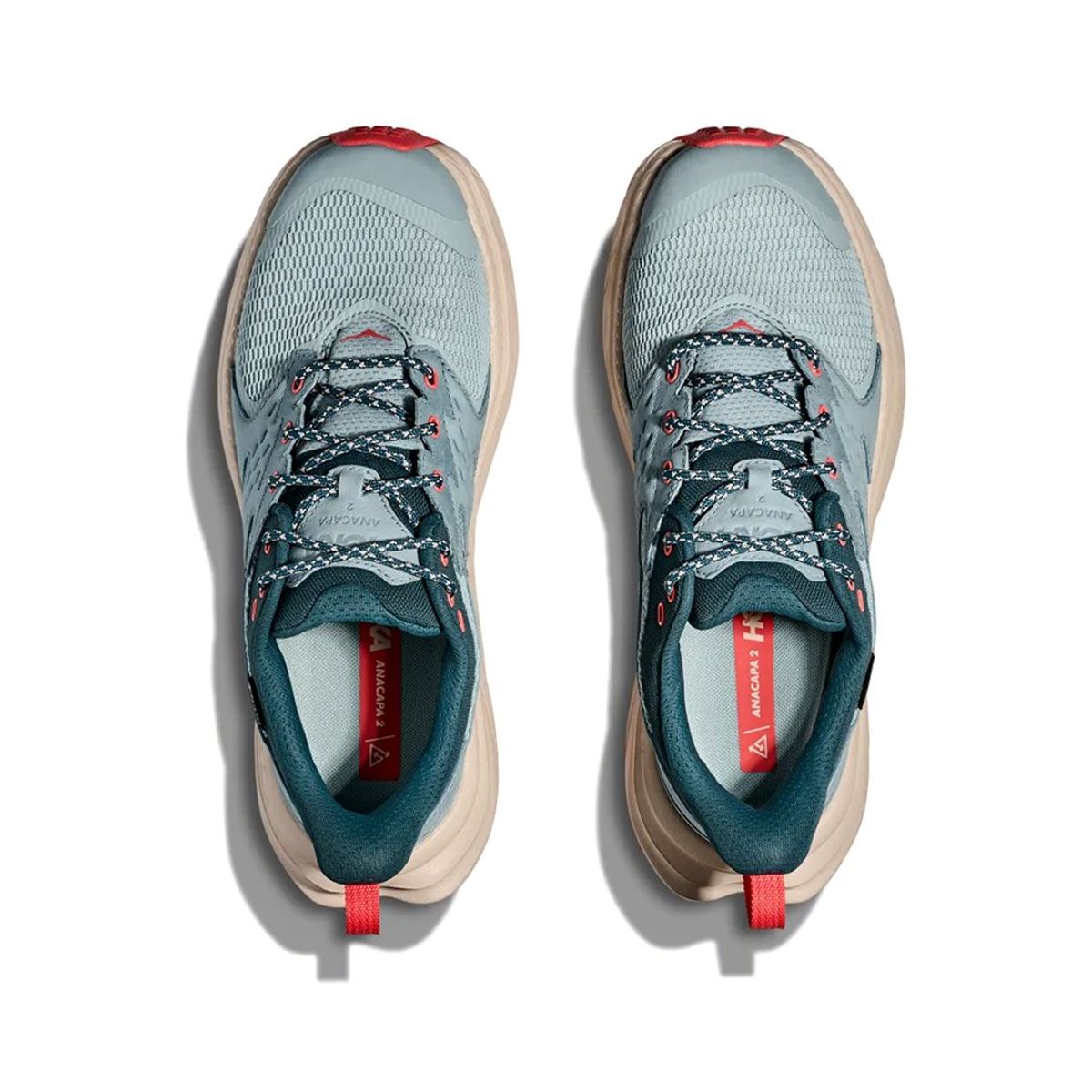 HOKA - Zapatillas Mujer Outdoor Hoka Anacapa 2 Low GORE-TEX Druzy/Dawn