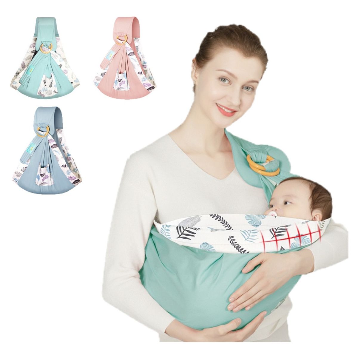 TIOZONEY - Mochila Portabebés Ergonómica Ideal Para Amamantar