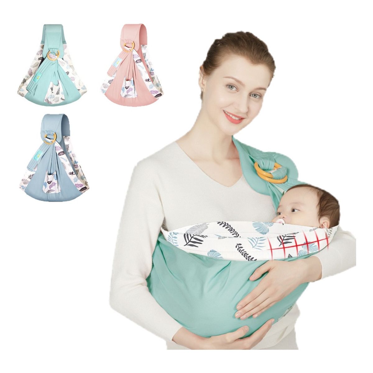 TIOZONEY - Mochila Portabebés Ergonómica Ideal Para Amamantar