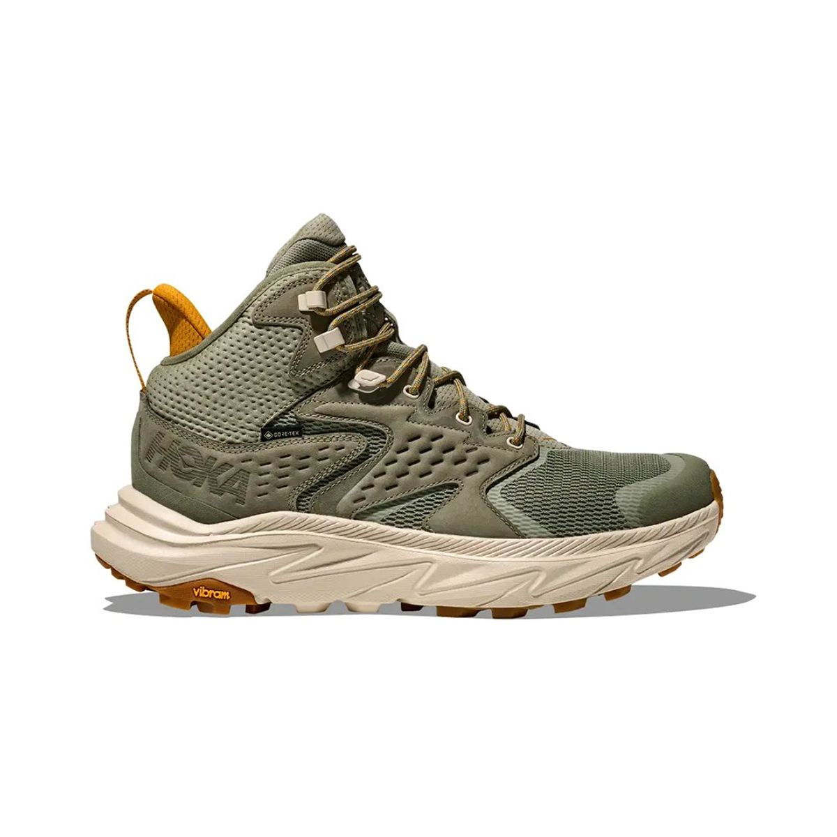 HOKA - Zapatillas Hombre Outdoor Hoka Anacapa 2 MID GORE-TEX Moss/Oat Milk