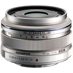 OLYMPUS - M. Zuiko Digital 17mm F 1.8 Lens - Prata