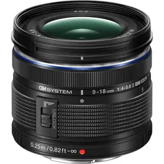 OLYMPUS - OM SYSTEM M.Zuiko Digital ED 9-18mm f 4 - 5.6 II Lens