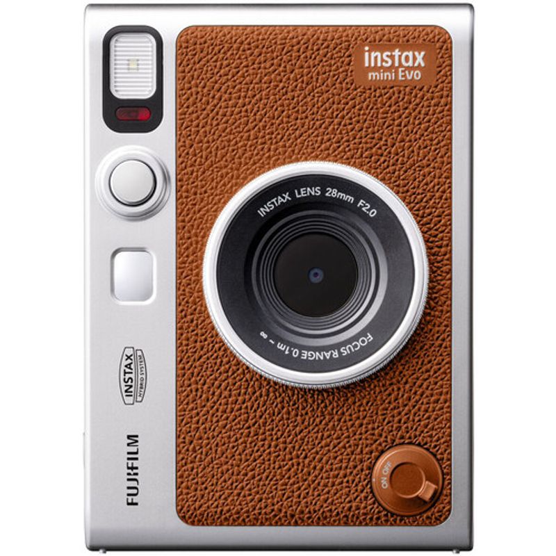 FUJIFILM - Fujifilm Instax Mini EVO Cámara instantánea Café USB-Type C