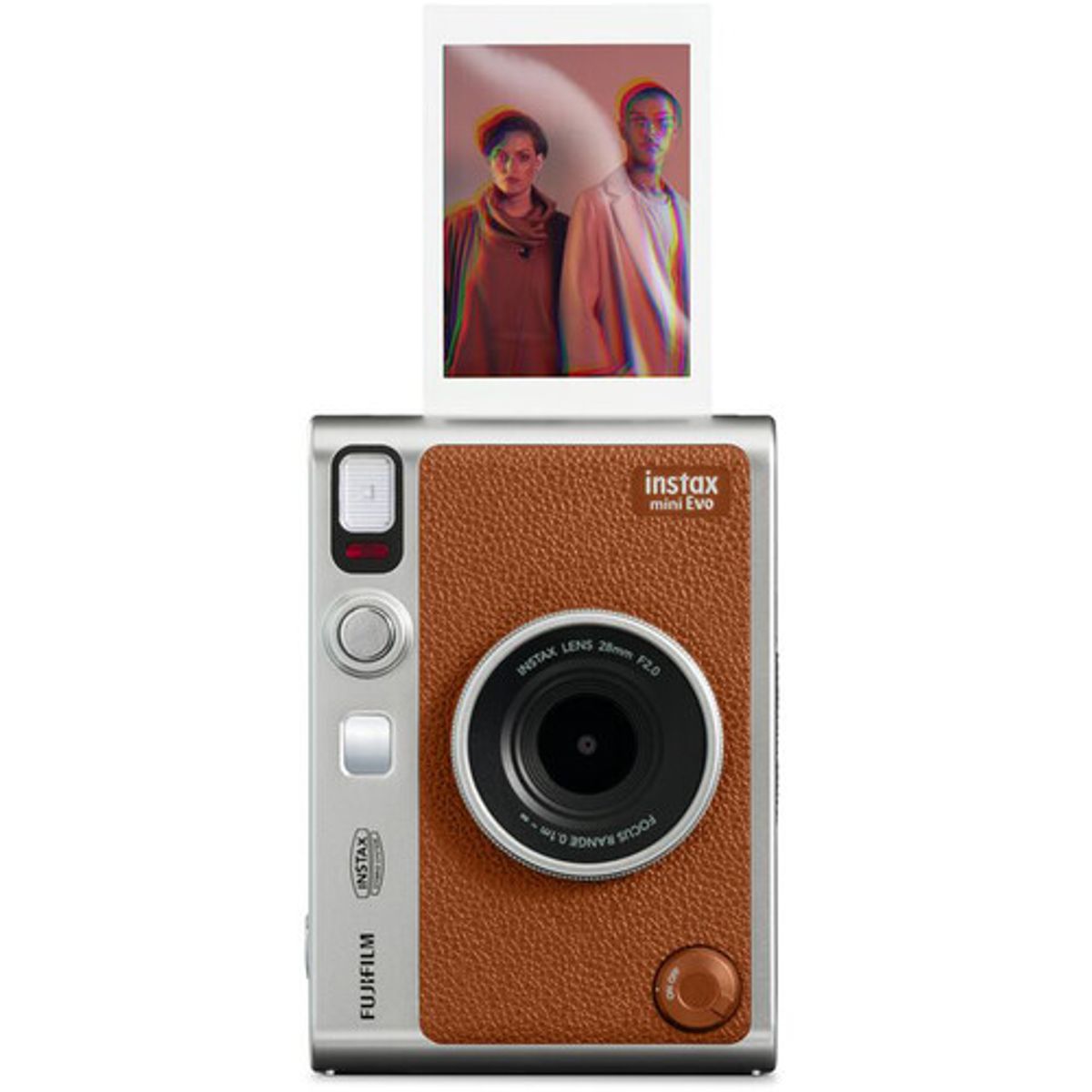 FUJIFILM - Fujifilm Instax Mini EVO Cámara instantánea Café USB-Type C