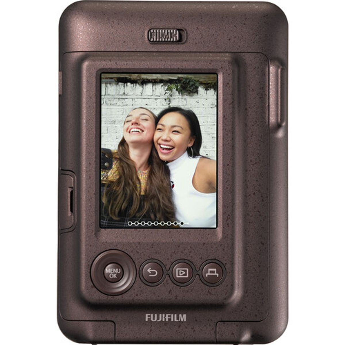 FUJIFILM - Fujifilm Instax Mini LiPlay Cámara instantânea Type-C - marrón