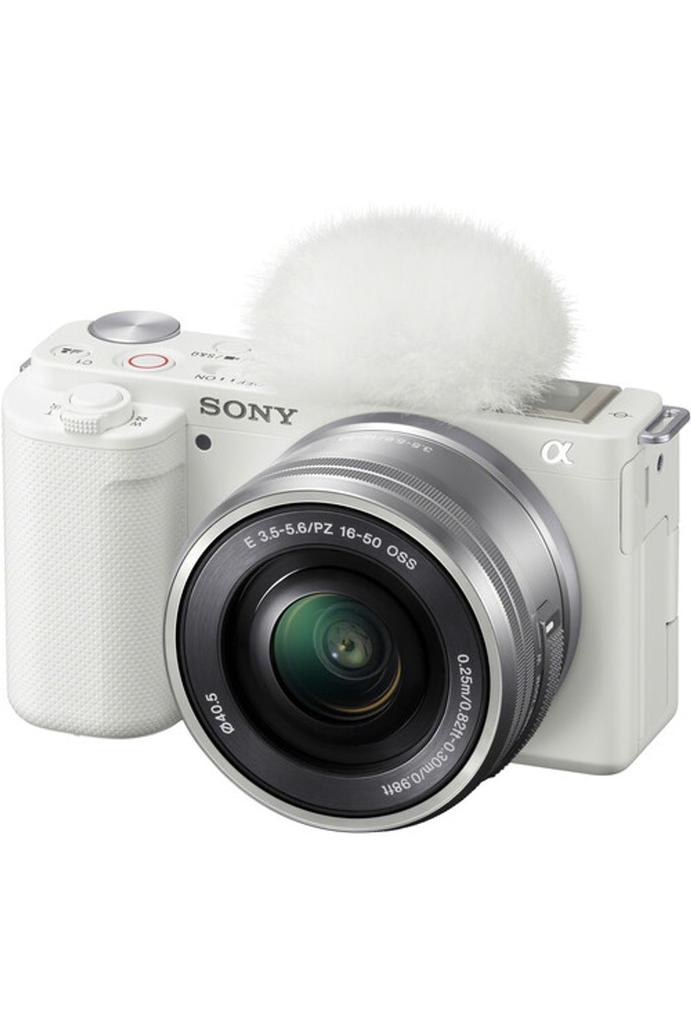 SONY Sony ZV-E10 Mirrorless Camera with 16-50mm Lens - Blanco
