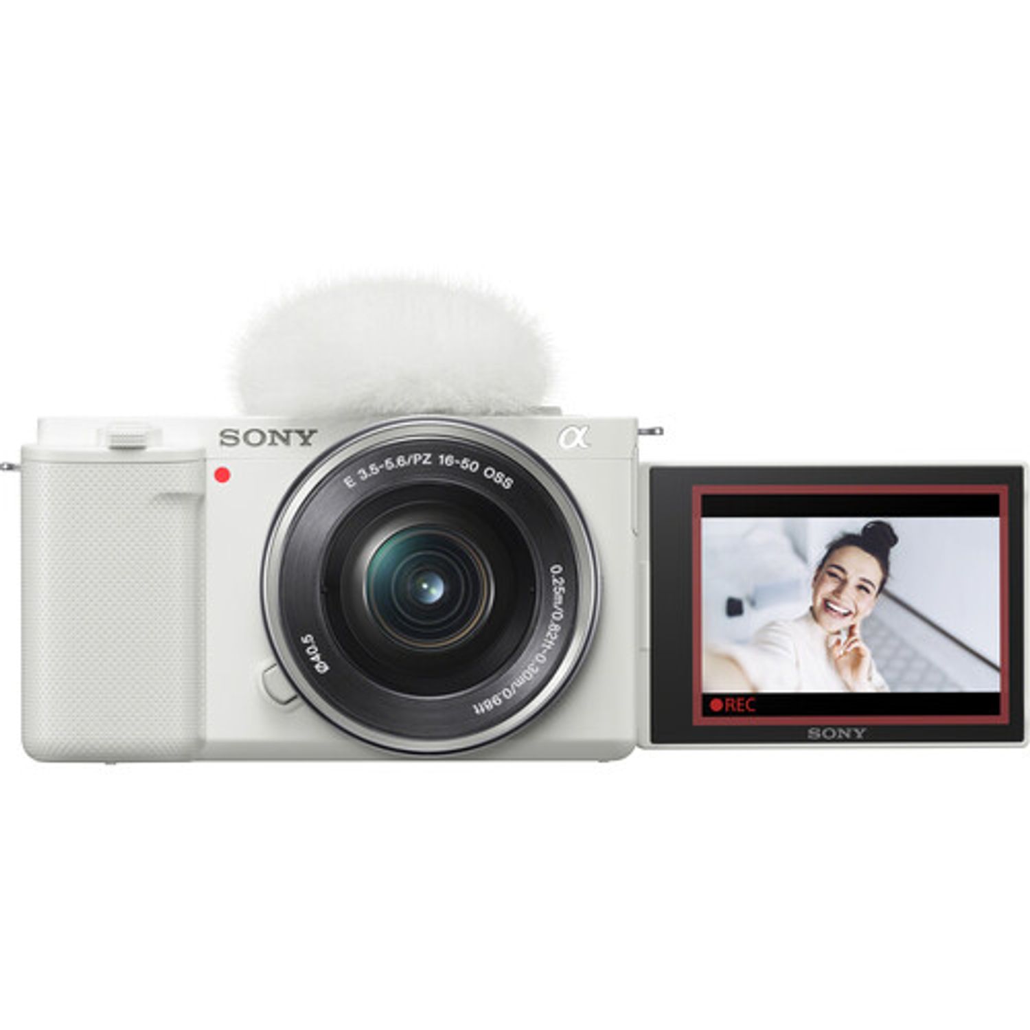 SONY Sony ZV-E10 Mirrorless Camera with 16-50mm Lens - Blanco