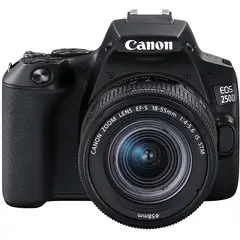 CANON - EOS 250D DSLR Cámara con 18-55mm IS STM lente - Negro