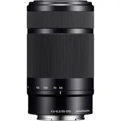 SONY - E 55-210mm F 4.5 - 6.3 OSS Lens SEL55210 - Negro