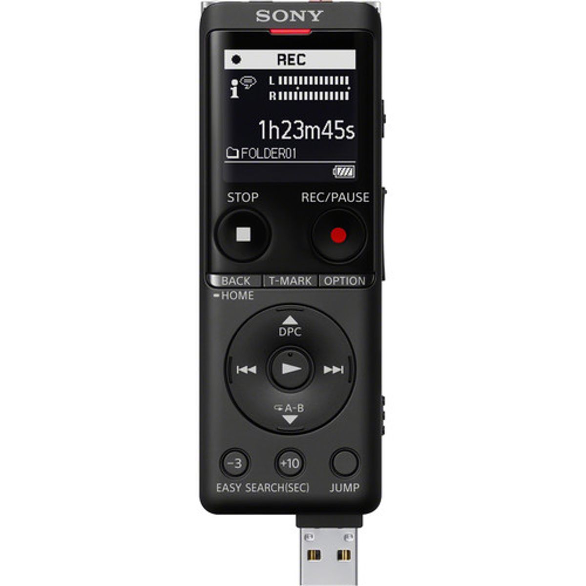 SONY - Sony ICD-UX570F Grabadora de Voz Digital 4GB - Negro