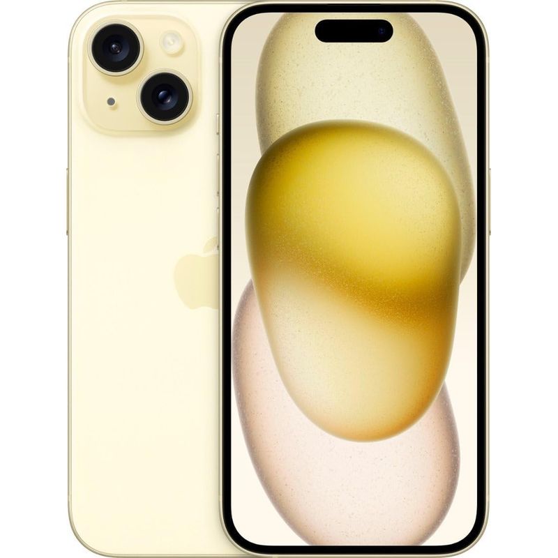 APPLE - Apple iPhone 15 128GB Amarillo Reacondicionado eSim