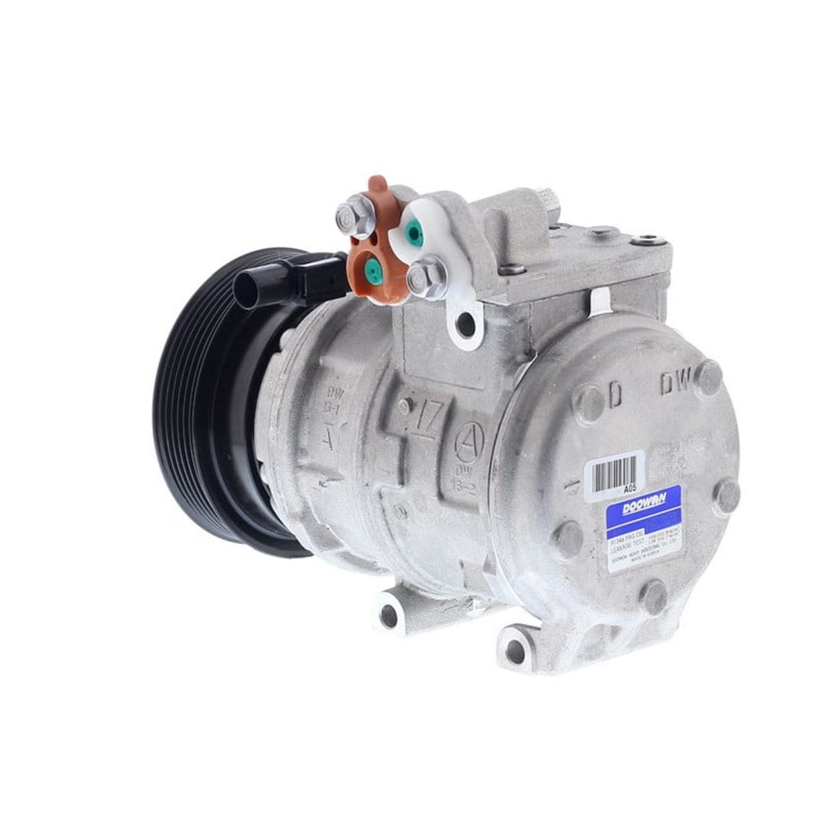 DENSO - Compresor de AC 10PA17C 6PK 12V 117MM CORTO DOOWON TUCSON OE