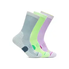 HOKA - Tripack Calcetas HOKA CHILE Crew Run Druzy/Tart Apple