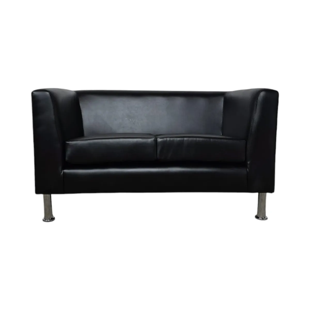 DISEÑOS VALESTRINI - SOFA CARIBE ECOCUERO NEGRO