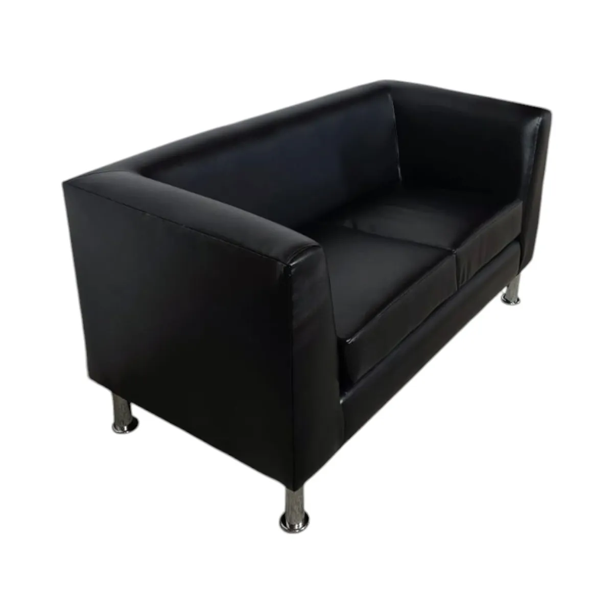DISEÑOS VALESTRINI - SOFA CARIBE ECOCUERO NEGRO