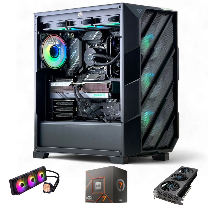 HYPERPC - PC GAMER AMD RYZEN 7 8700 64gb 2Tb RTX 5070 12Gb WiFi