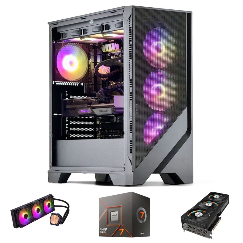 HYPERPC - PC GAMER Forge AMD RYZEN 7 8700 64gb 1Tb RTX 5080 16Gb WiFi
