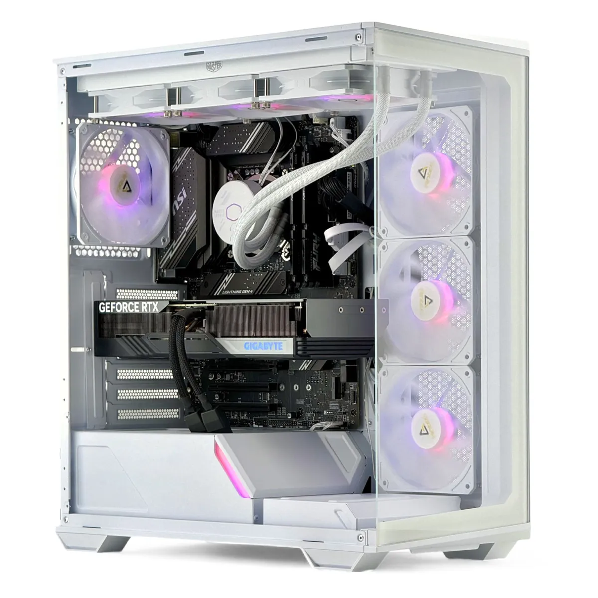 HYPERPC - PC GAMER Blanco AMD RYZEN 7 8700 128gb 2Tb RTX 5080 16Gb