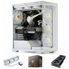 HYPERPC - PC GAMER Blanco AMD RYZEN 7 8700 128gb 2Tb RTX 5080 16Gb WiFi