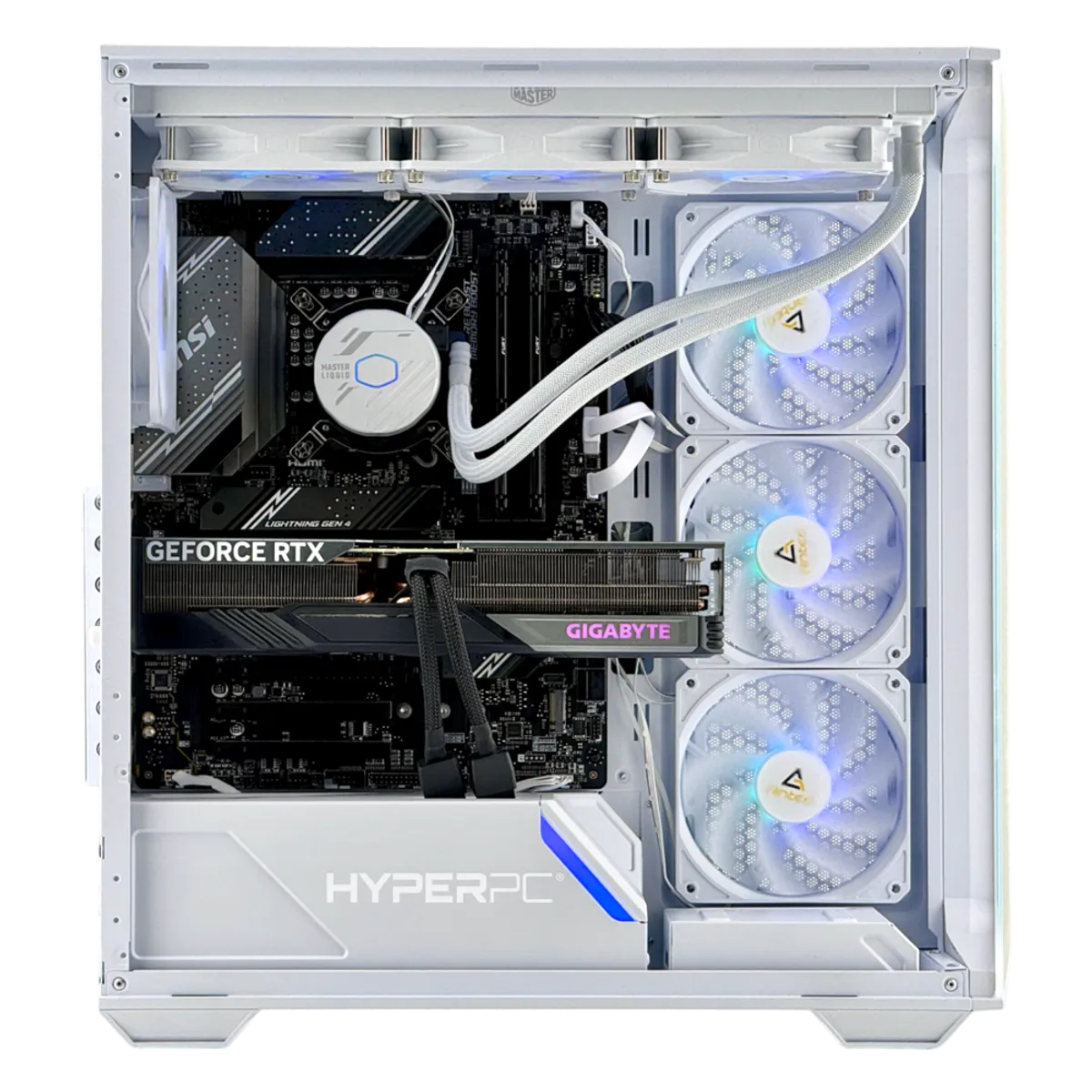 HYPERPC - PC GAMER Blanco AMD RYZEN 7 8700 128gb 2Tb RTX 5080 16Gb