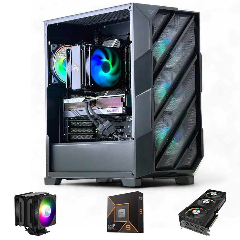 HYPERPC - PC GAMER AMD RYZEN 9 9900X 32gb 1Tb RTX 5080 16Gb WiFi