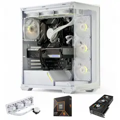 HYPERPC - PC GAMER Blanco AMD RYZEN 9 9900X 32gb 1Tb RTX 5080 16Gb WiFi