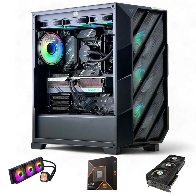 HYPERPC - PC GAMER AMD RYZEN 9 9900X 32gb 2Tb RTX 5080 16Gb WiFi
