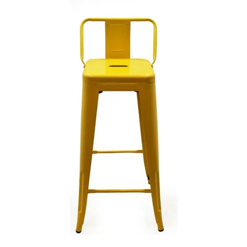 GENERICO - Taburetes Tolix metálico  66 cm - Amarillo