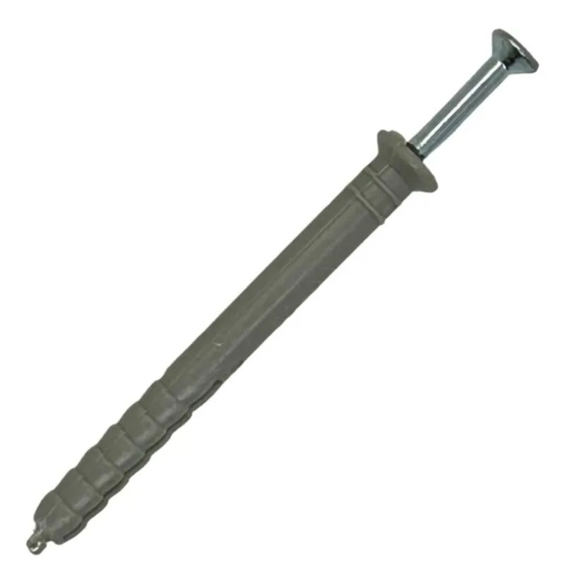 GENERICO - Tarugo Clavo Tornillo Punta Cruz 6x70 mm 100 unds