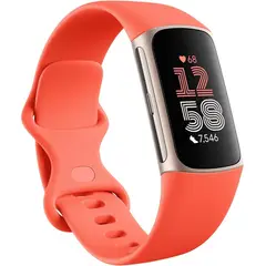 FITBIT - Charge 6 Fitness Tracker - Coral Aluminio oro champagne