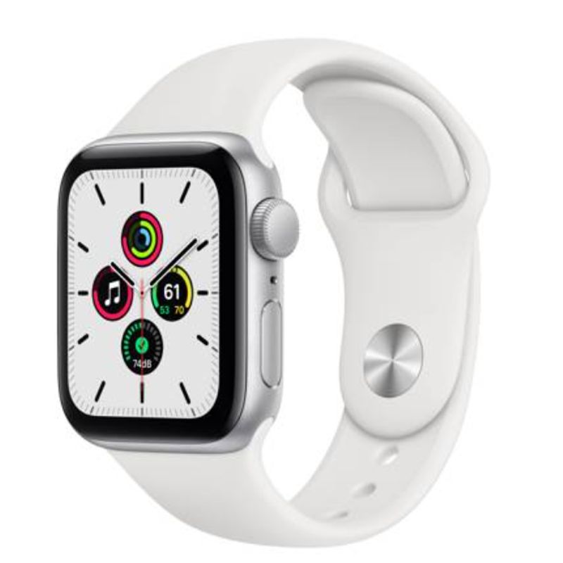 APPLE - Apple Watch SE 2020 40mm Gps Silver Banda Blanca Reacondicionado