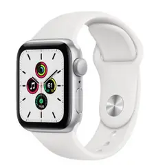 APPLE - Watch SE 2020 40mm Gps Silver Banda Blanca Reacondicionado