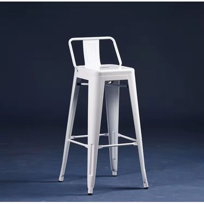 Imagen 2 del producto Pack 2 Taburetes Tolix metálico 77cm - Blanco