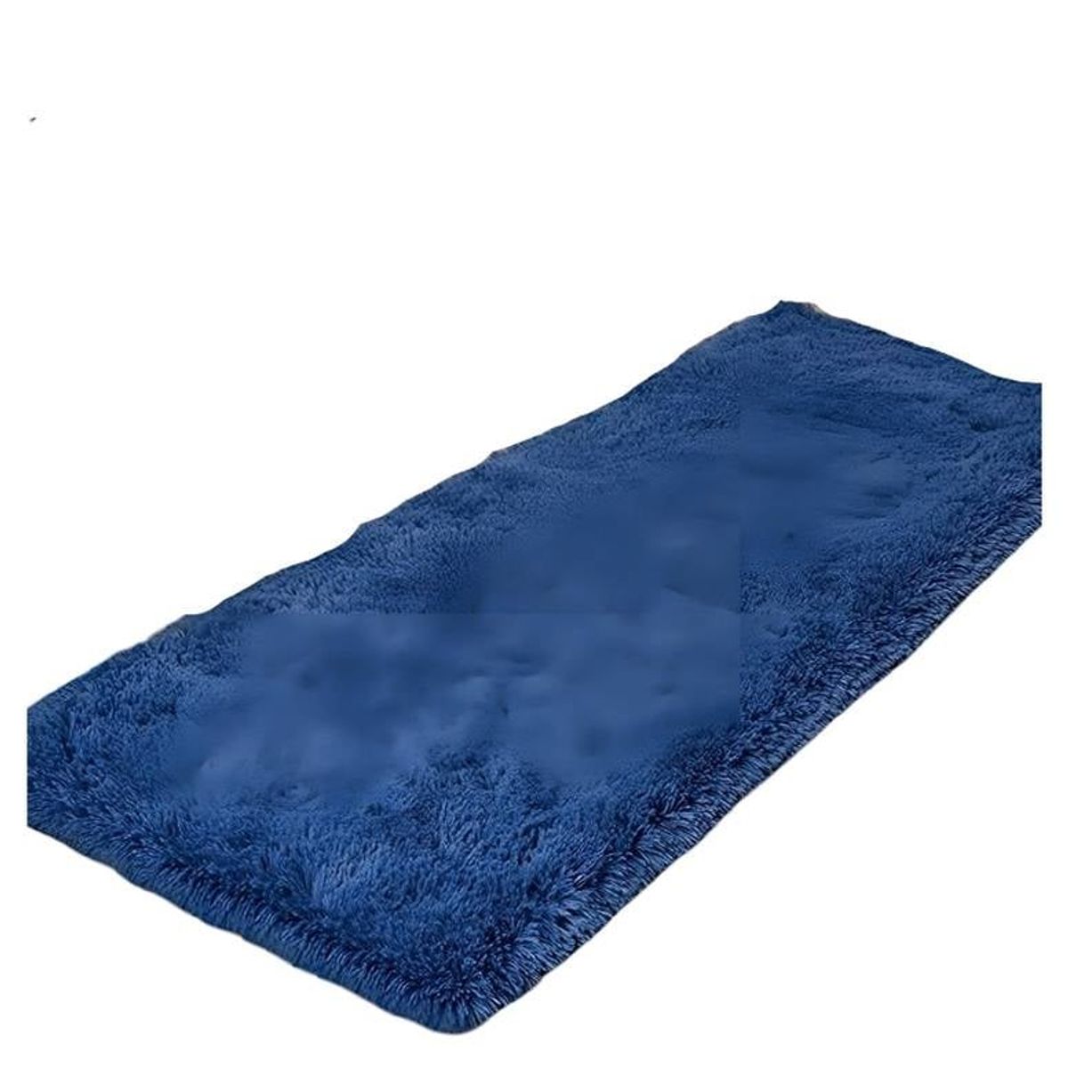 GENERICO - Alfombra peluda pasillera liviana 70x150 ultra suave AZUL