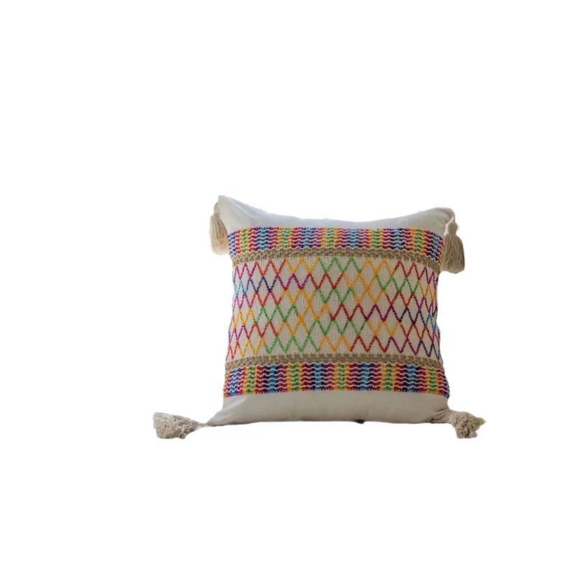 GENERICO - Fundas Decorativas Boho Marroquí Cojin Decoración A17