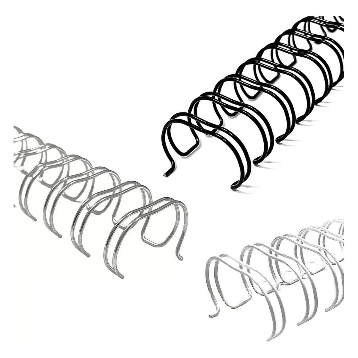 GENERICO - Anillo Metalicos Doble Cero 2:1 32mm (1 1/4) 5 Unid 25 Aros