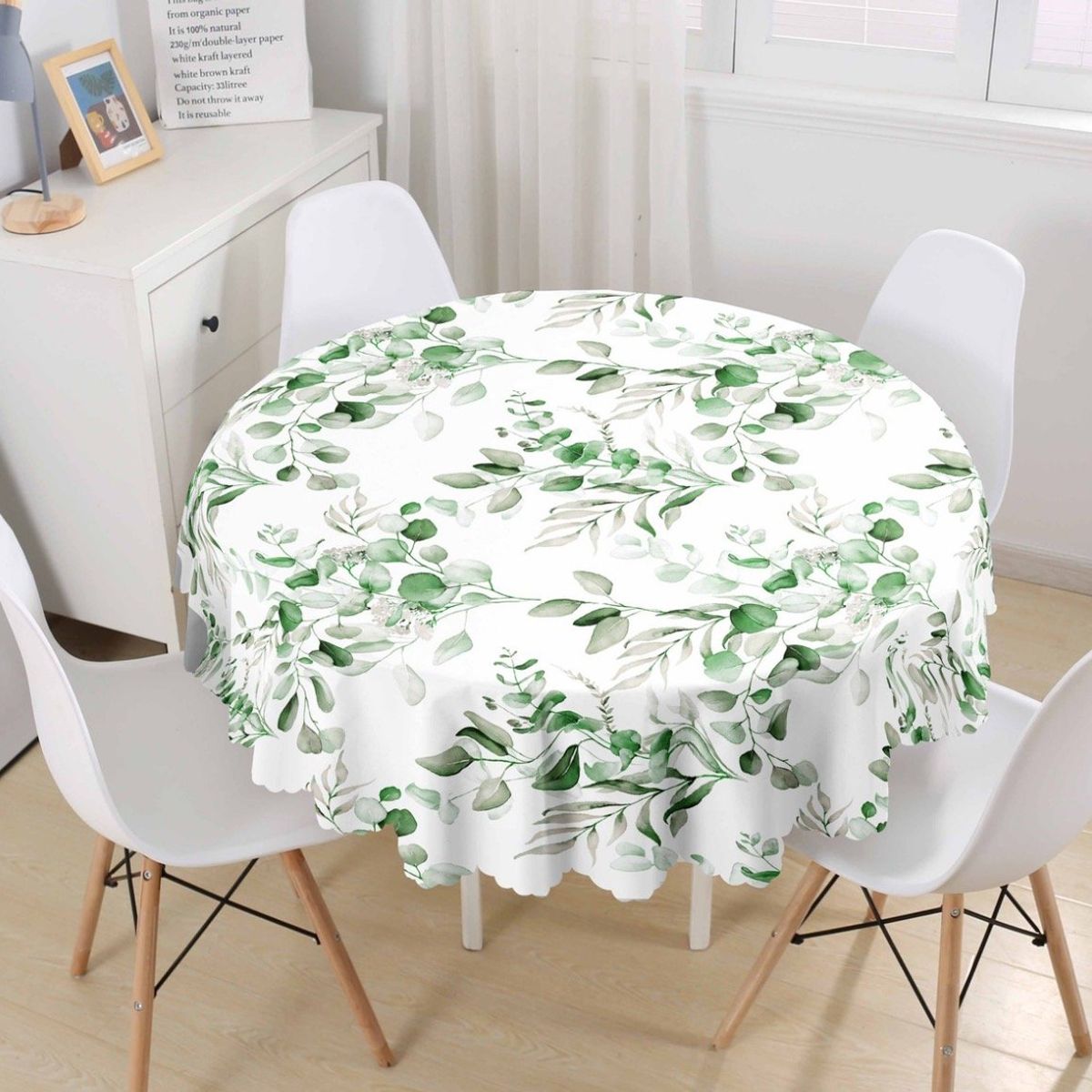 GENERICO - Manteles Redondo Estampada Hule Pvc 140cm