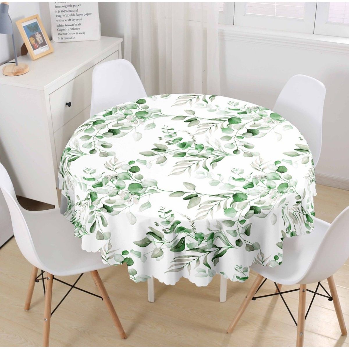 GENERICO - Manteles Redondo Estampada Hule Pvc 140cm