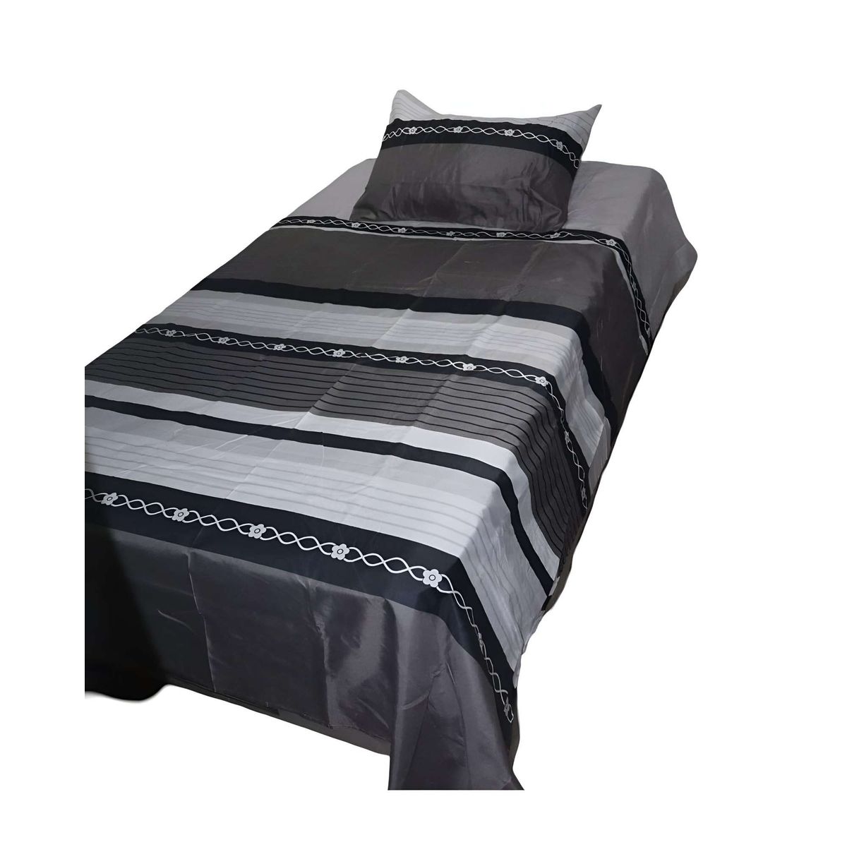 GENERICO - JUEGO DE SABANA PLAZA Y MEDIA RAYAS